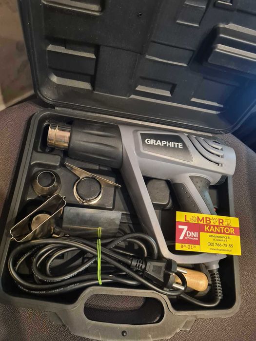 154/24 Opalarka Elektryczna Graphite 2000W ! Nowa !