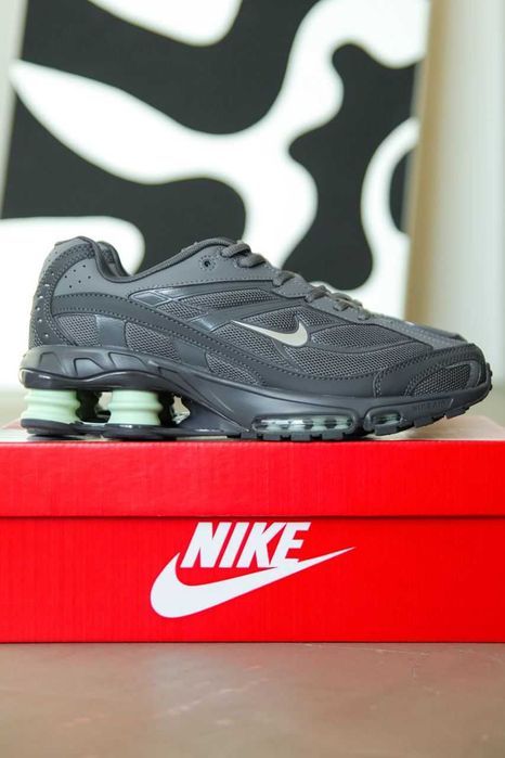 Мужские кроссовки Nike Shox Ride 2 Anthracite/Jade Horizon-Iron Grey.