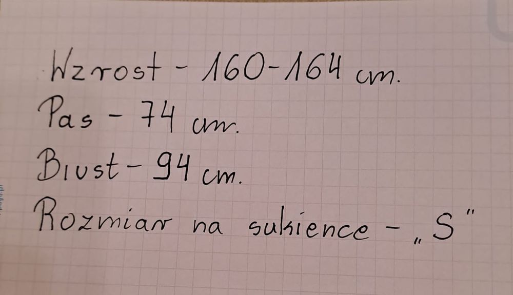 Sukienka na wesele/imprezę okolicznościową - stan idealny