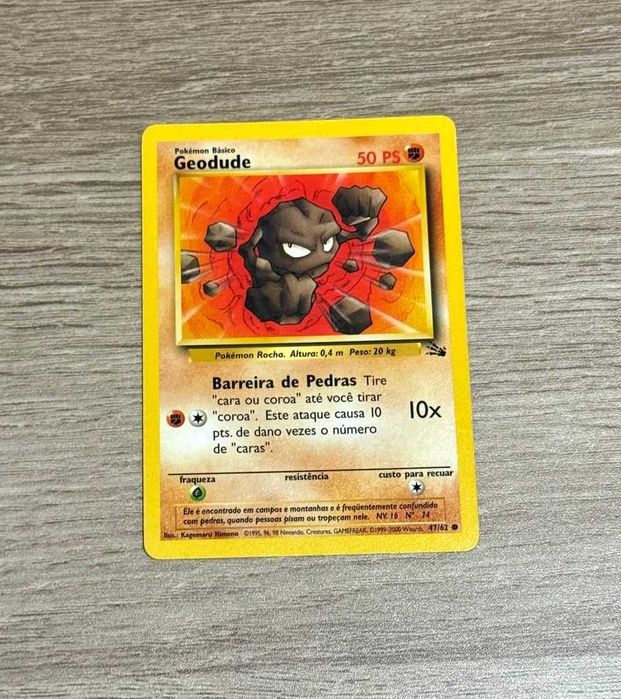Fossil Cartas Originais Pokémon TCG WOTC - ING e PT