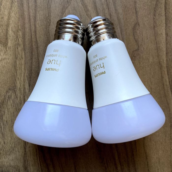 2 szt Philips Hue White Ambiance żarówki e27 806lm– nowe, Bluetooth & Zigbee, Inteligentne Światło