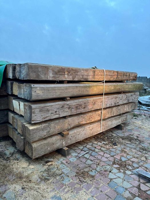 Stare belki ciosane siekierą dekoracyjne 15–20+ cm | suszone | rustykalne