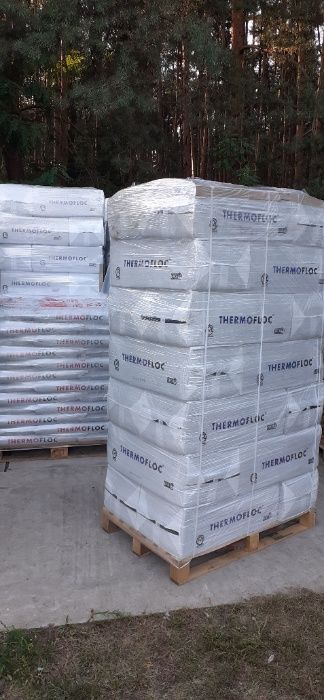 Izolacja cieplna, celuloza do ręcznego docieplania Thermofloc - paleta