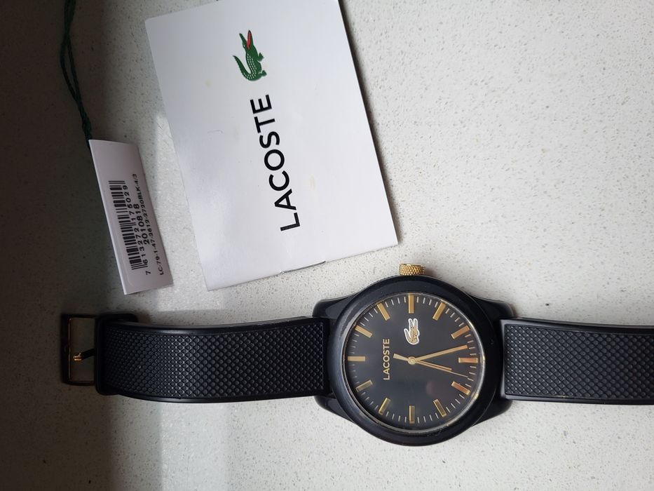Zegarek Lacoste czarny