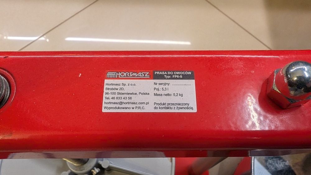 Prasa do owoców 5.3L