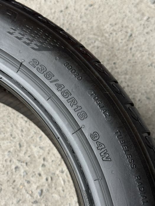235/45/18 Bridgestone turanza t005 розпаровка одиночка літо шина б/у склад