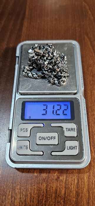 Мужская серебряная цепочка