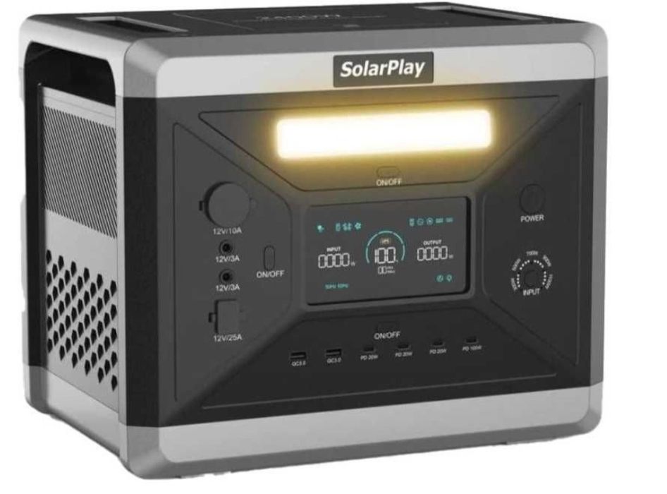 2400 Вт / 2160 Вт*г SOLARPLAY Q2501 зарядна станція LiFePO4
SOLARPLAY