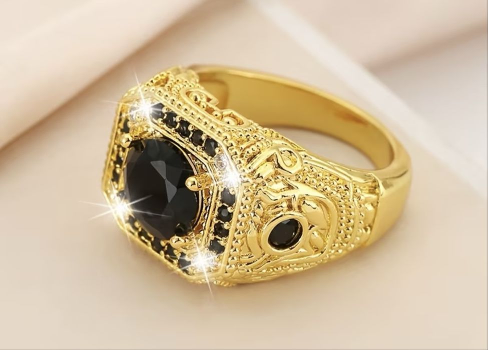 Чоловіче кільце печатка перстень 18.1 люкс біжутерія