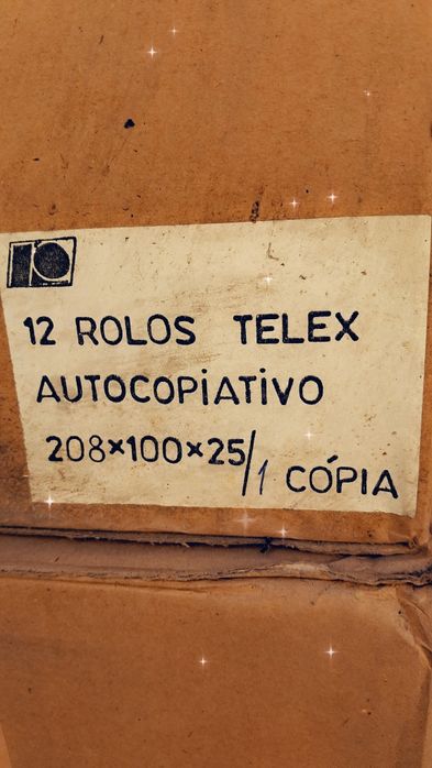 Rolos Telex 12 rolos