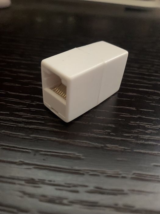 Перехідник мережевий RJ45 UTP5e F / F RJ45 адаптер ISDN 1: 1 8P8