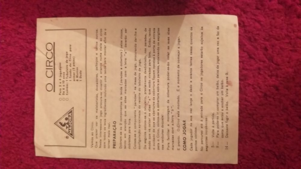 Jogo majora Circo