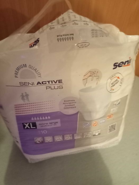 Majtki chłonne seni active plus xl 8sztuk w paczce