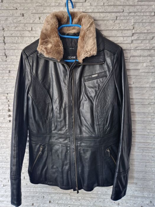 Kurtka skórzana OCHNIK ocieplana Rozm.S