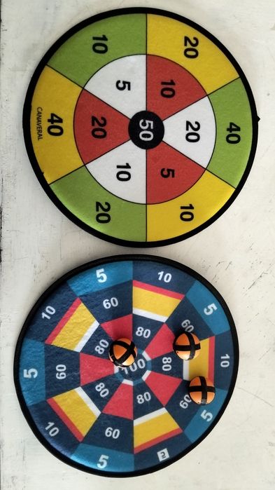 Jogos de alvo auto-aderente da Decathlon