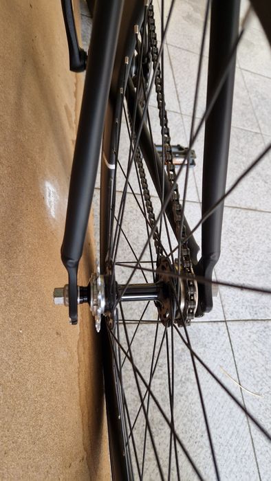 Bicicleta Santa Fixie Raval mate black