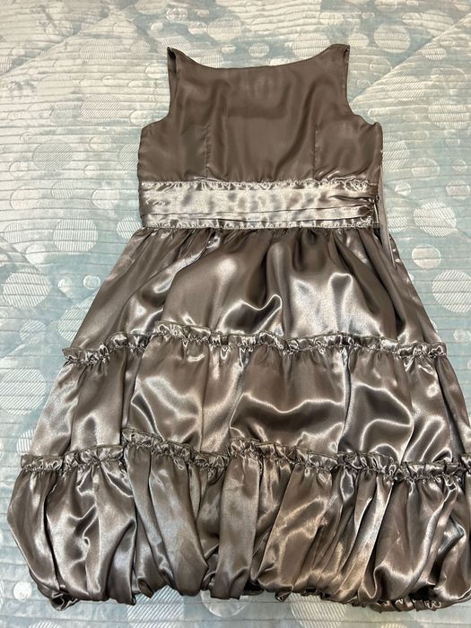Vestido cerimónia prata