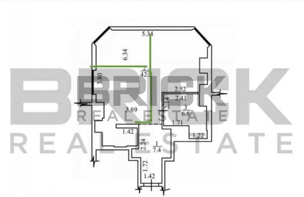 1-комнатная квартира по адресу ул. Саперное Поле (площадь 57,6 м²) - Atlanta.ua - фото 6