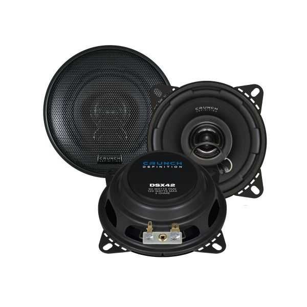 Crunch DSX42 Głośniki Dwudrożne Moc RMS 60 Wat EM-AUDIO Tomaszów Lub Wysyłka Gratis !!