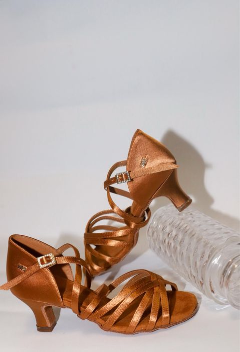 Босоніжки для танців, латина, каблук 5,5