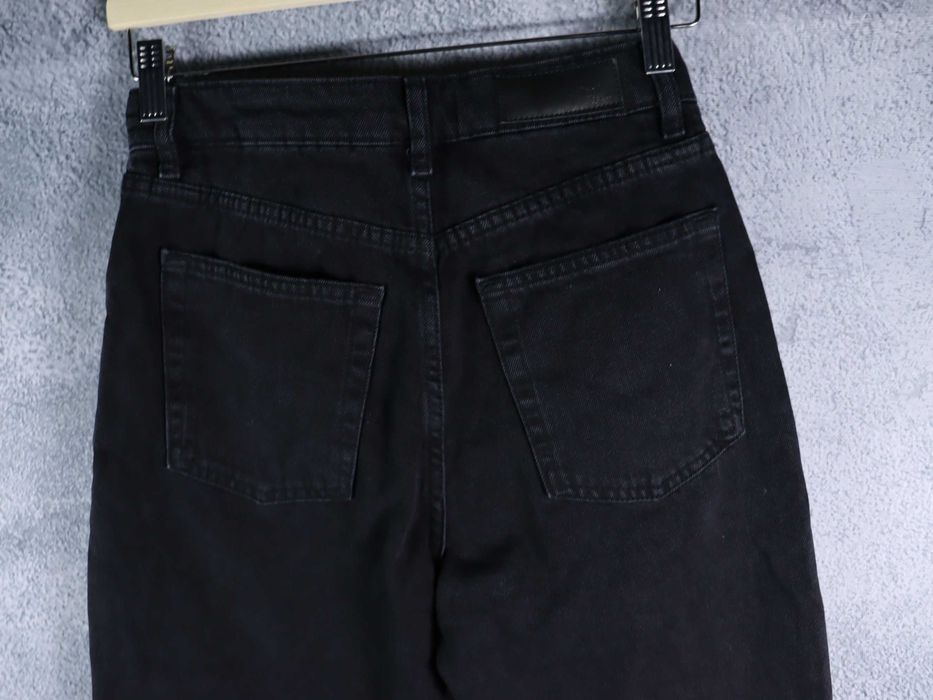 Never Denim nowe jeansy straight high waist wysoki stan proste S 36