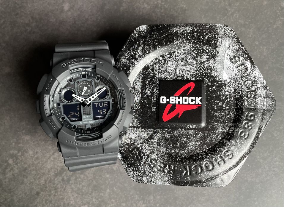 Годинник тактичний Casio G-Shock GA-100-1A1 новий оригінал джи шок
