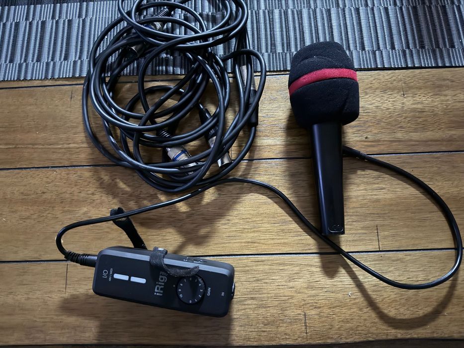 Irig II mais microfone e cabo