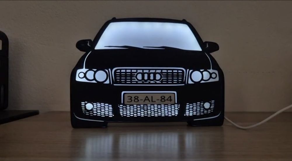 Carros- Candeeiro personalizado