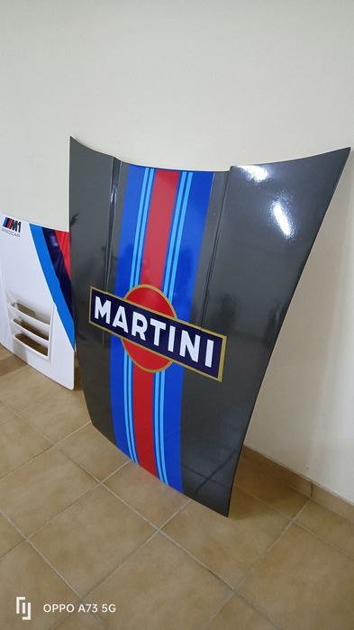 Capô Porsche 911 decoração  Martini