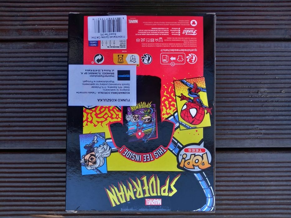 Koszulka Funko Pop Marvel Spider-Man rozm.M