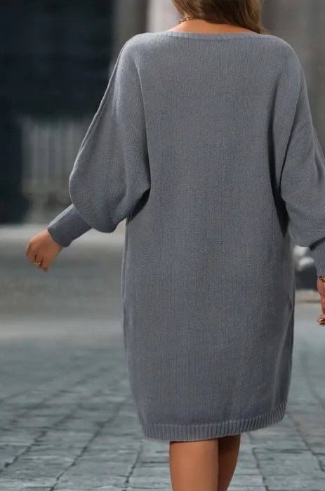 Жіноча, в'язана сукня  56-58р  2 XL