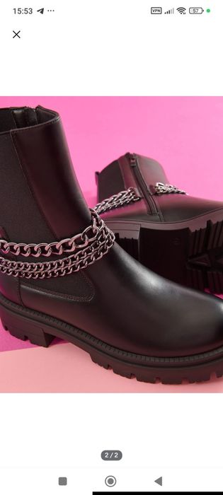 Ботинки Син сей нові