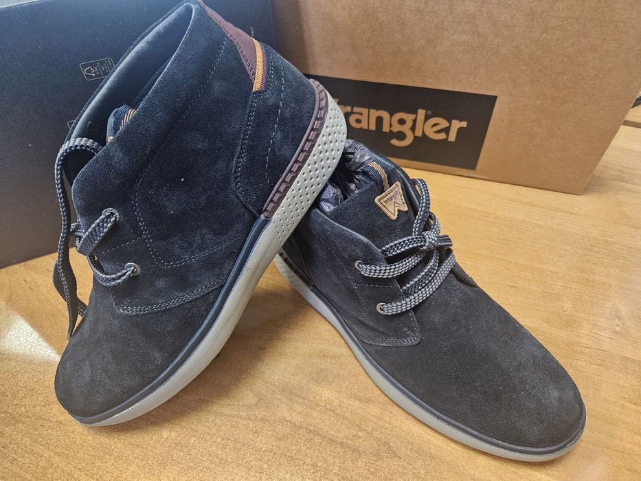 Męskie trzewiki Wrangler r.44, wkł. 30cm