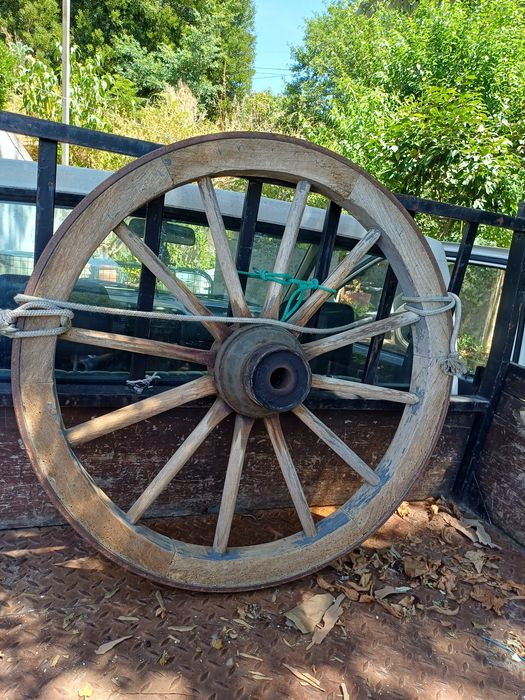 Roda de carro de bois