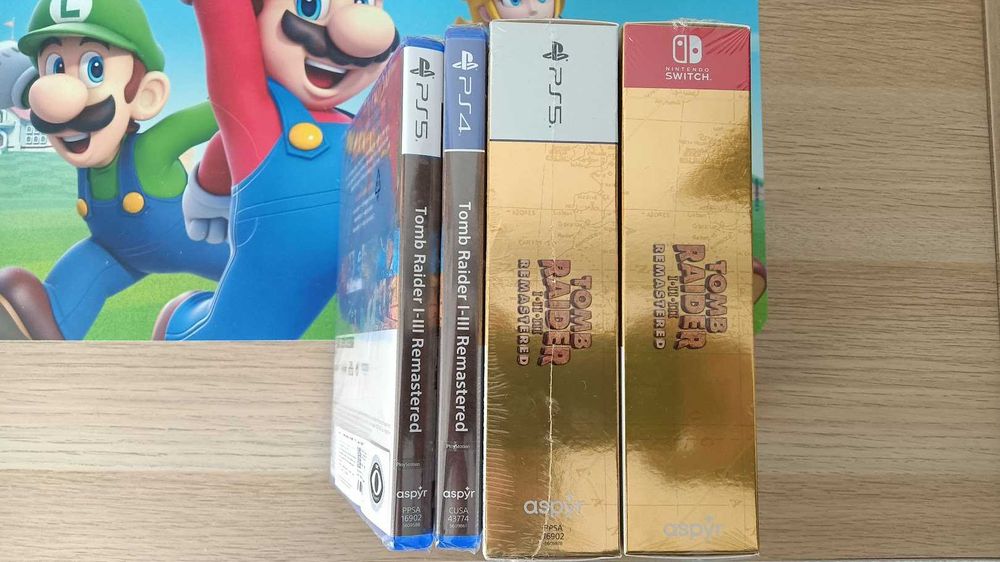 Tomb Raider I–III Remastered,Tomb Raider IV-V-VI Remastered SWITCH,PS5