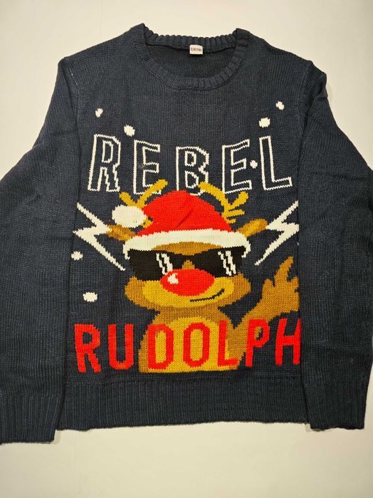 Świąteczny Sweter Dziecięcy Rebel Rudolf 122/128