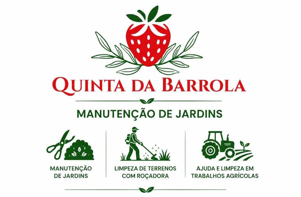 Manutenção de jardins e Limpeza de terrenos - ajudante agrícola