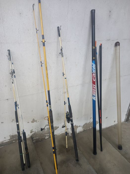 Canas de pesca para desporto ou lazer