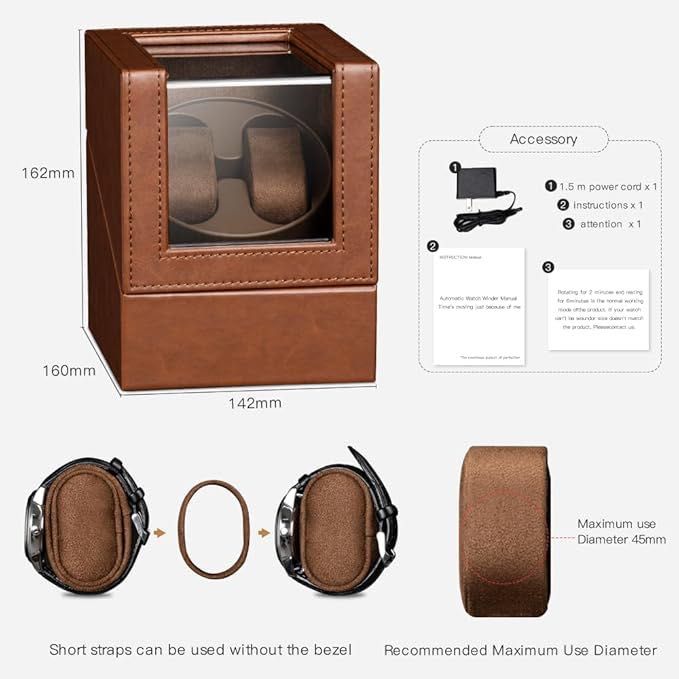 Скринька для автопідзаводу годинників/ Віндер Anwbroad Watch Winder