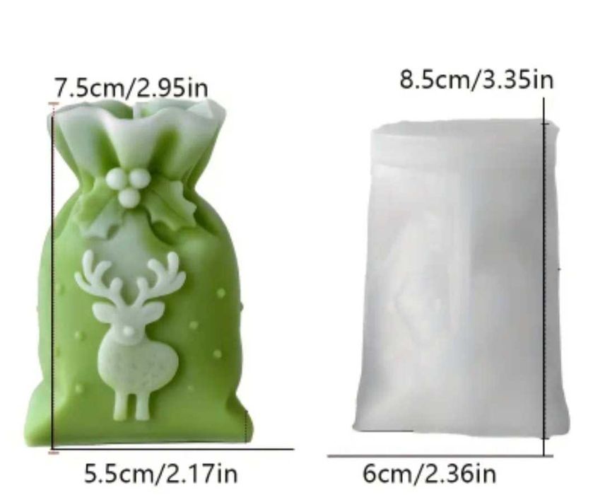 Świece formy choinka świąteczna