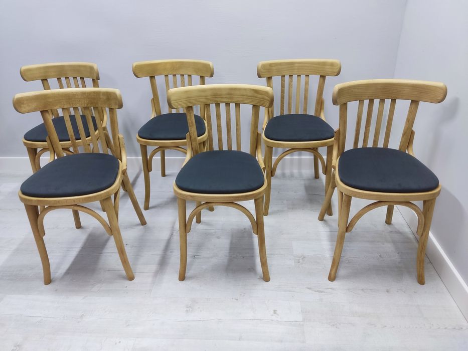 Krzesła Thonet Fameg Radomsko satelitę rustykalne po renowacji