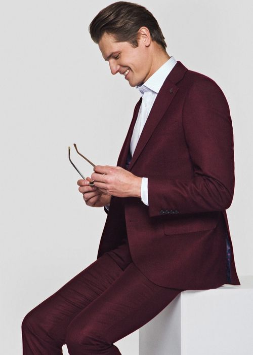 Lancerto spodnie bordowe Norwich