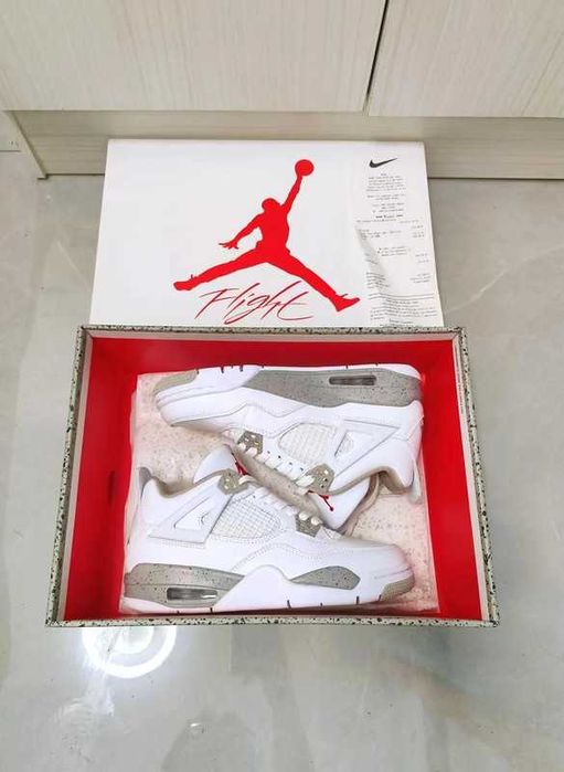 Jordan 4 Retro White Oreo R.38
