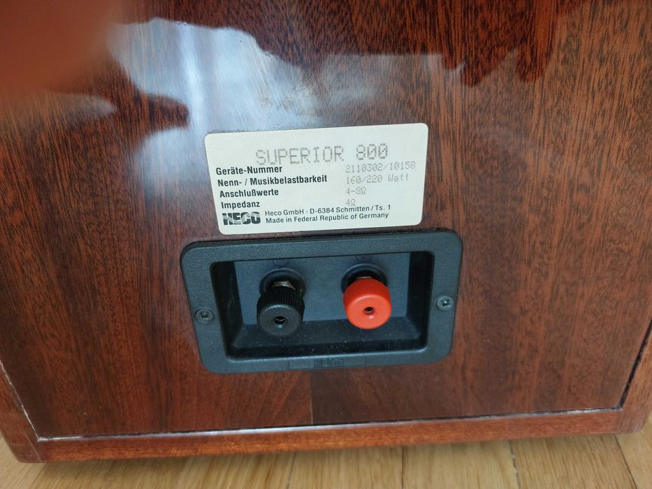 Heco Superior 800 Sonderausführung Акустика (спецверсия, лак): 35