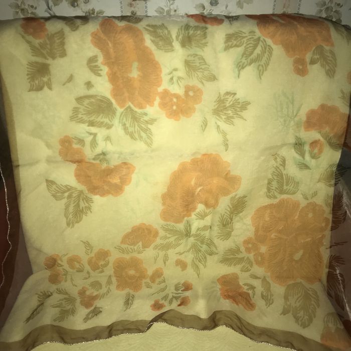 Газовые платки | Головные винтажные платки СССР, 5 штук