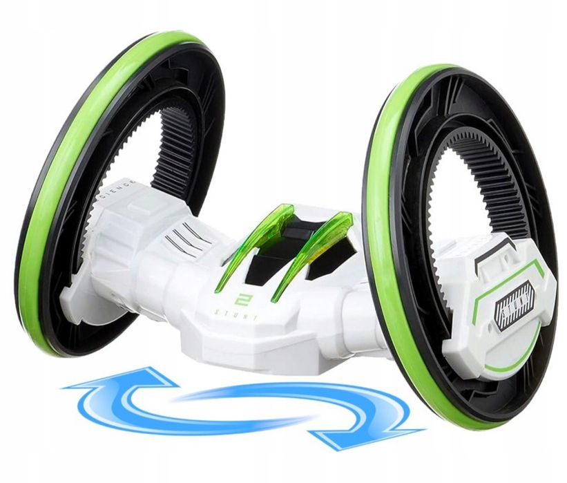 Samochód Akrobata Zdalnie Sterowany Auto Robot + Pilot na baterie.