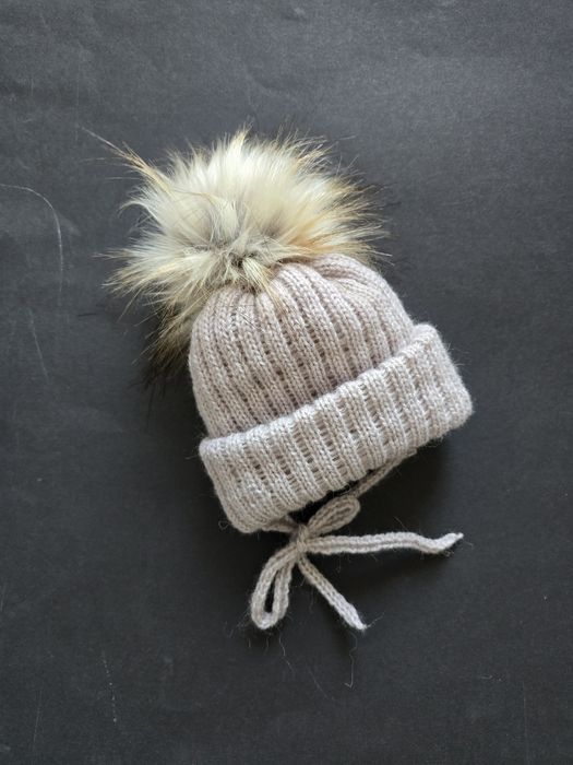 Czapka zimowa dla noworodka 0-3 miesiąca