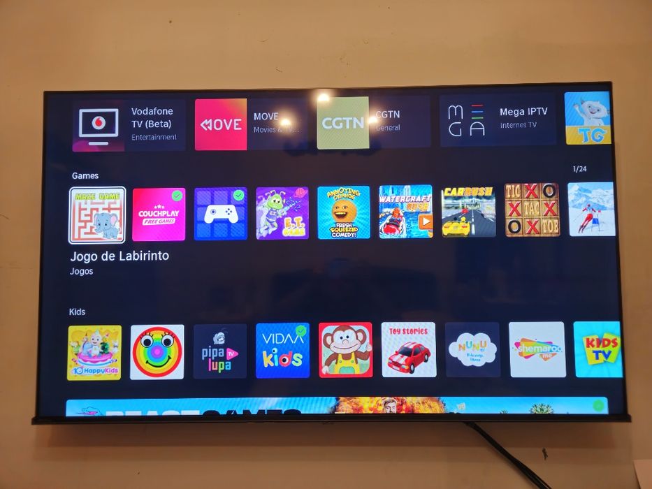 Televisão LCD LED 4K 58" Polegadas