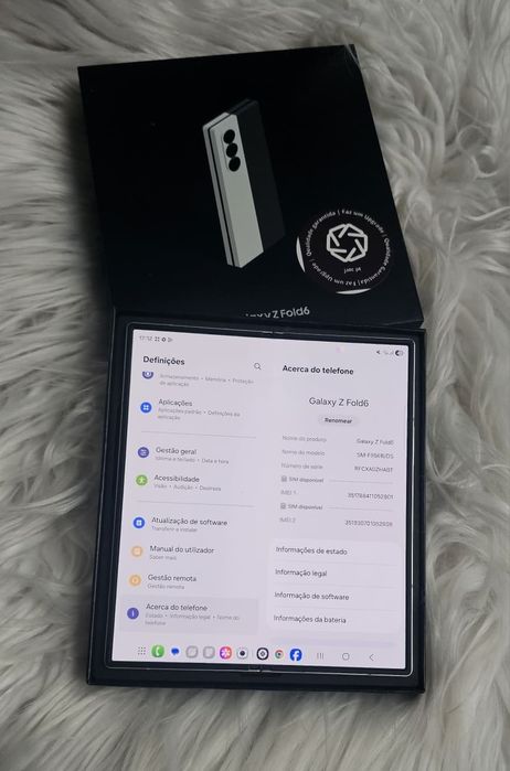 Samsung Zfold 6 512gb C/Garantia Possibilidade de pagamento  6X /24X