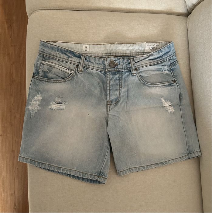 Calções curtos de ganga Pull & Bear
